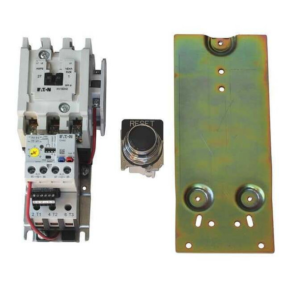 Eaton Magnetic Motor Starter, Non-Reversing, 1NO, 120V AC, 3 P AN19DN0A5E020-CRK