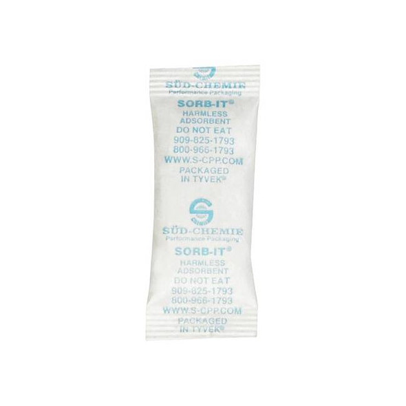 Manufacturer Varies Desiccants, 94 cu in, White, 2 g, PK3000 DES142