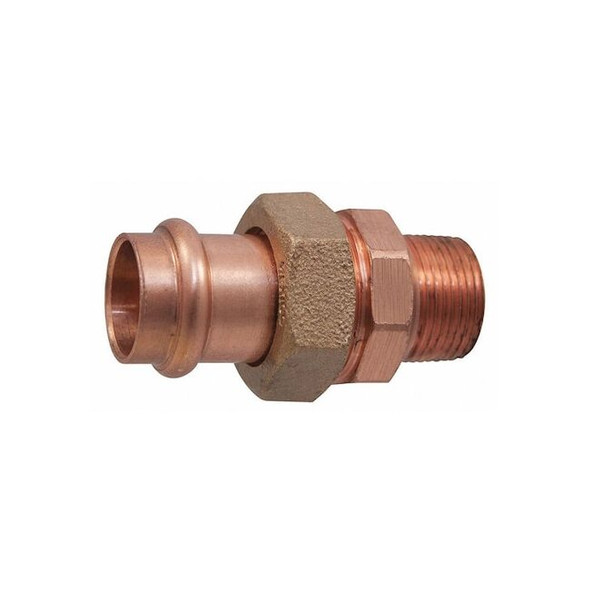 Nibco Strt, Copper, Press-fit 2 in, MNPT 2 in 9256850PC