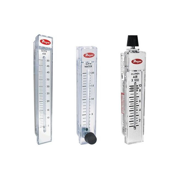 Dwyer Instruments Flowmeter, range 20-200 SCFH air, no valve. RMA-10-SSV