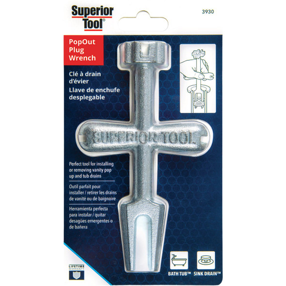 Superior Tool PopOut Plug Wrench 3930 442274