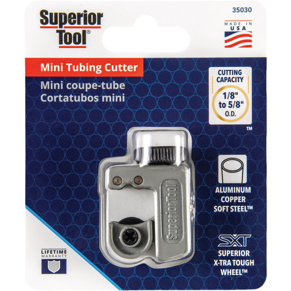 Superior Tool 5-8 In. Mini Tubing Cutter 35030 472386