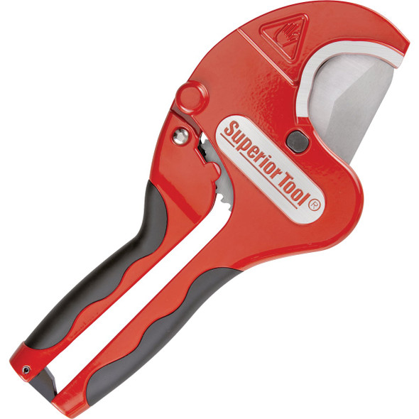 Superior Tool PipeLOK 1-1/4 In. Ratcheting PVC Cutter 37118