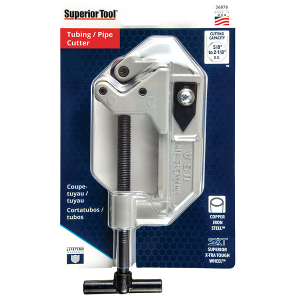 Superior Tool 5-8 In. to 2-1-8 In. Tubing & Pipe Cutter 36878 491326