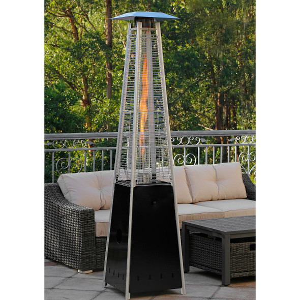 Style Built Pyramid Style Gas Patio Heater SRPH98-BLK 868951