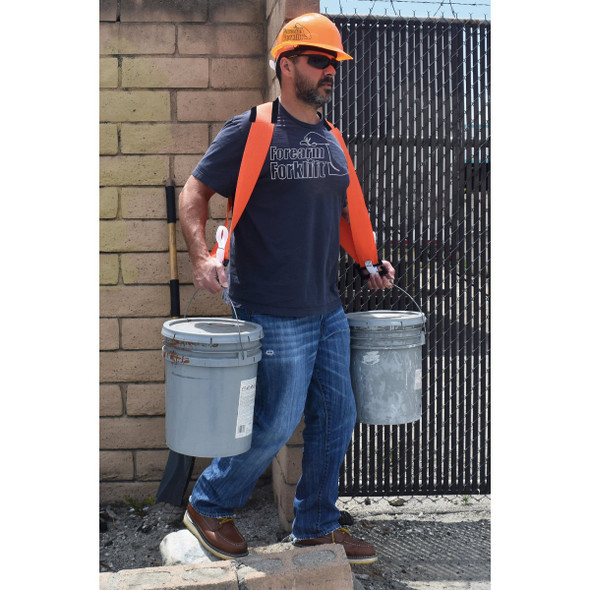 Forearm Forklift Orange Bucket Buddy Sash 8405 988711