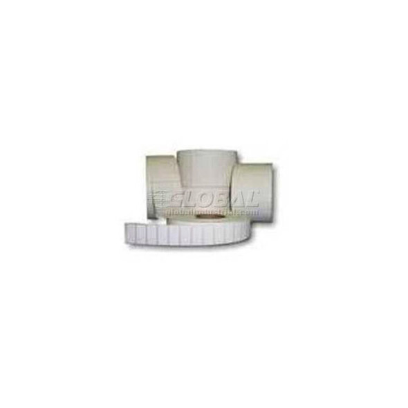 Zebra Perforated Coated Paper Labels 4""W x 6""L 1"" Core 5"" OD 6/Pack