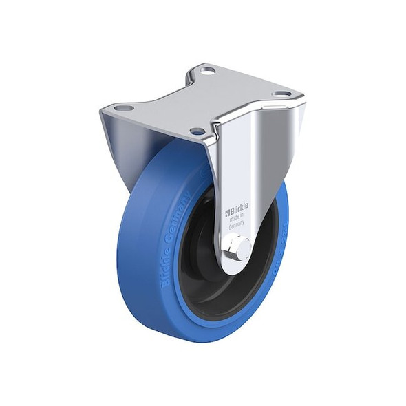 Manufacturer Varies Plate Caster,Rigid,Rubber,5 7/8"H B-POEV 125KA-SB
