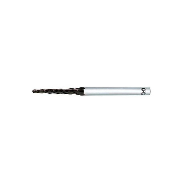 Osg Tapered End Mill,2.42mm Large End dia. 45810144