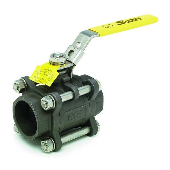 Sharpe Valves 1/2" Socket Carbon Steel Ball Valve Inline 4351002000