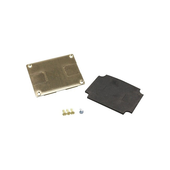 Wiremold Communications Cover Plate,Brown,Brass 829STC