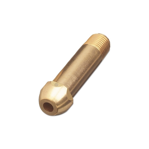 Regulator Inlet Nipple , Brass, 1/4 in NPT, 2-1/2 in L