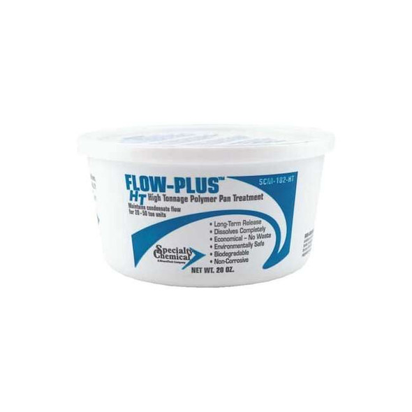 Diversitech Condensate Pan Treatment,20 to 50 t FLOW-PLUS-125 Pack of 8