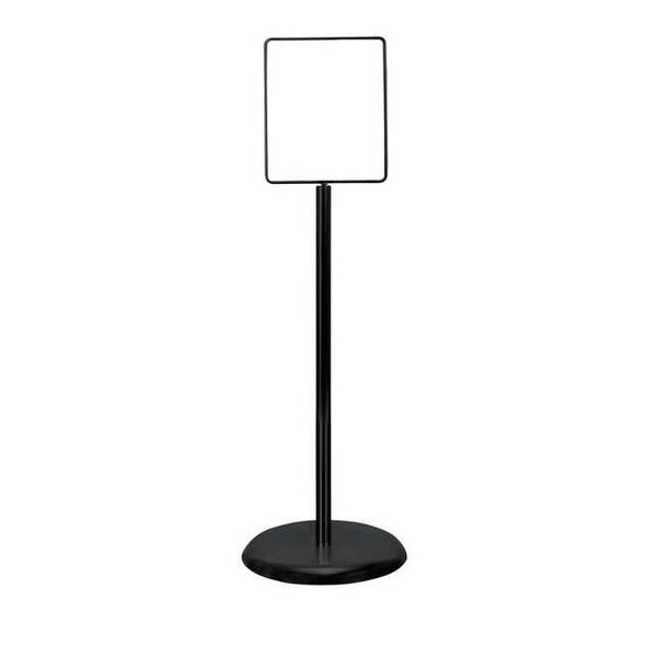 Manufacturer Varies Sign Holder, Pedestal, 8-1/2x11, Metal, Blk UVPSH81
