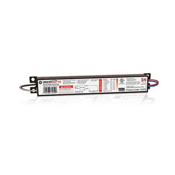 GE LIGHTING 53 to 54 Watts, 2 Lamps, Electronic Ballast
