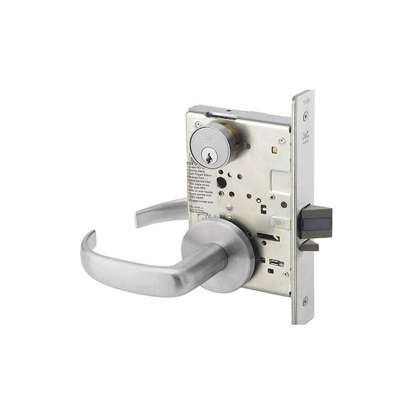 Assa Abloy Accentra Mortise Lockset,Mechanical,Classroom 8808FL PBR 626 RH LC