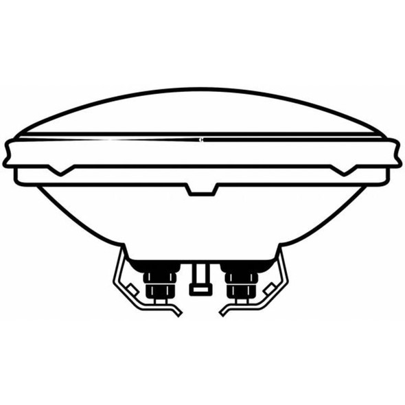 Current Halogen Sealed Beam Floodlight,PAR36,35W 35PAR36-H-WFL30-12V