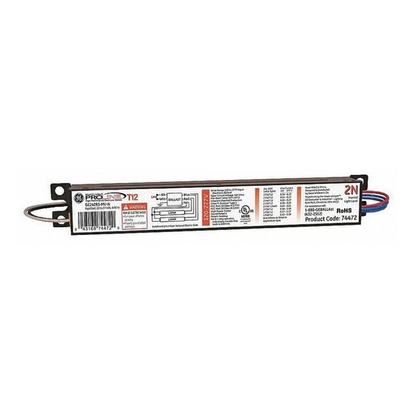 GE LIGHTING 28 to 75 Watts, 1 or 2 Lamps, Electronic Ballast