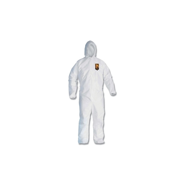 KleenGuard™ A20 Breathable Particle Protection Coverall, White, 4X-Large, ZF, EBWAH
