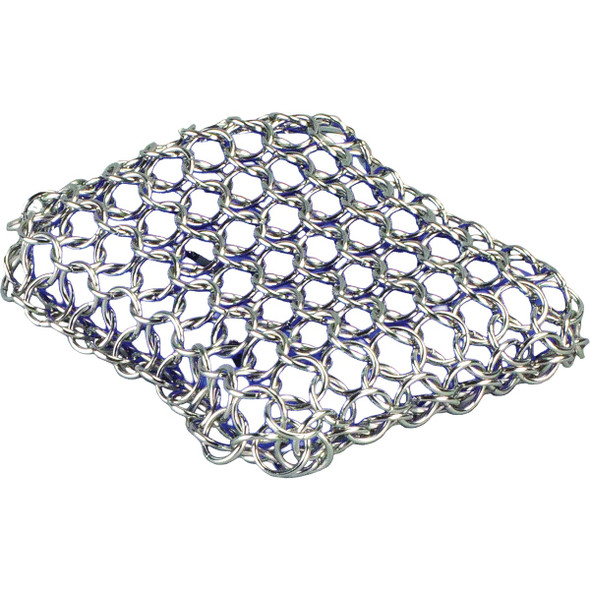 Lodge Blue Stainless Steel Chainmail Scrubbing Pad ACM10S31