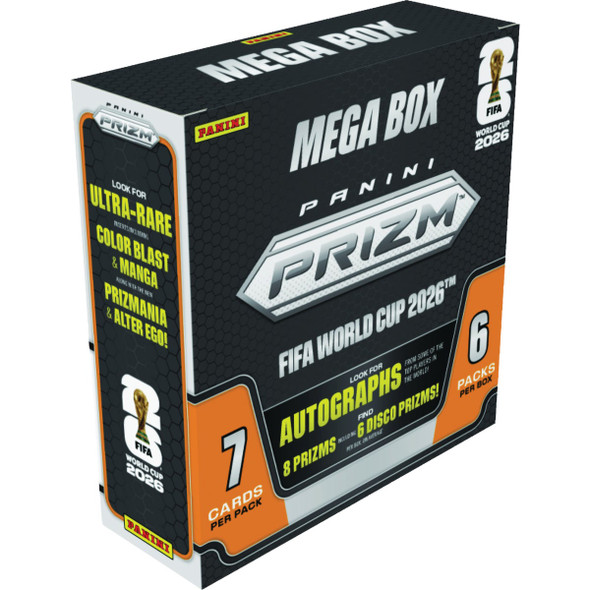 Panini 2026 Prizm World Cup Mega Box 2-20253-20