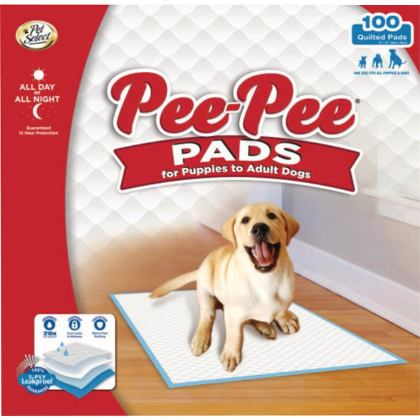Four Paws Pet Select 22 In. x 22 In. Pee Pee Pads (100-Pack) 100519823