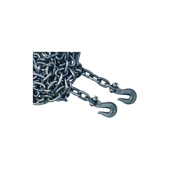 Grade 43 High Test Chains, Size 3/8 in, 5,400 lb Limit, Bright Pack of 200