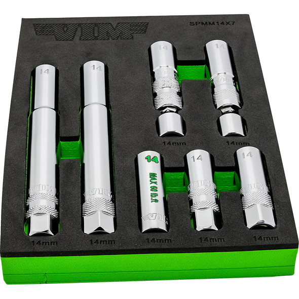 7 PC. 14MM SPARK PLUG MASTER SET SPMM14X7