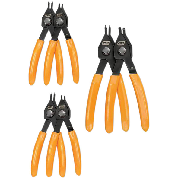 6 PC. CONV SNAP RING PL SET STRAIGHT/90 89711