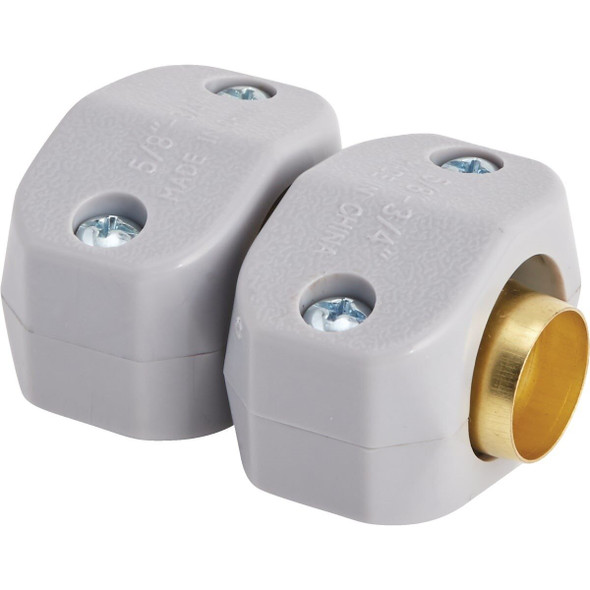 39020 Best Garden 5/8 In. or 3/4 In. Brass Hose Mender