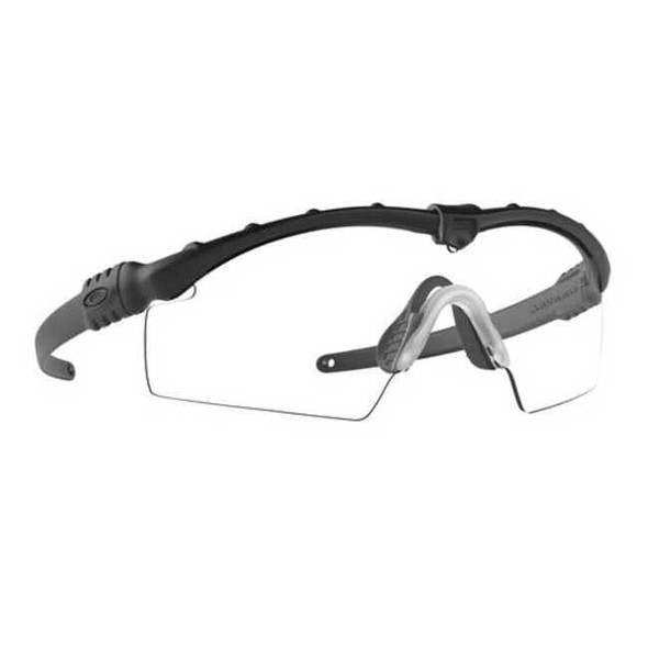 M Frame 3.0, Safety Glasses, Anti-Scratch, Clear Lens, Black Frame, Half-Frame