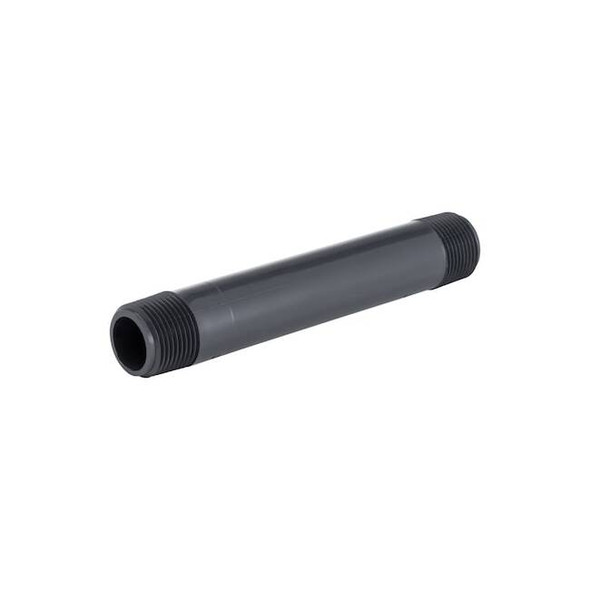 Manufacturer Varies PVC NIPPLE,Gray,PVC 404-240