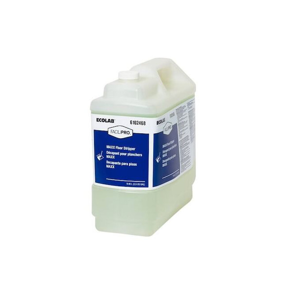 Ecolab Floor Stripper,Liquid,2.5 gal,Bucket 6102468