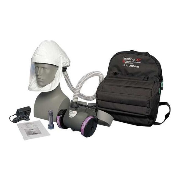 PAPR System, Sentinel XL, Hood, Belt-Mount, Integrated Elastic Strap, Universal