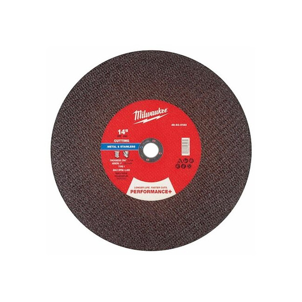 Milwaukee Tool Cut-Off Wheel,1" Sz,14" dia. 49-94-0163 Pack of 10