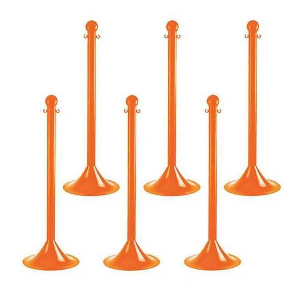 Manufacturer Varies Light Duty Stanchion,41 In. H,PK6 91512-6