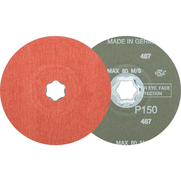 Pferd Tools Combiclick Fiber Disc,5",A-Cool,150 Grit 40315 Pack of 25
