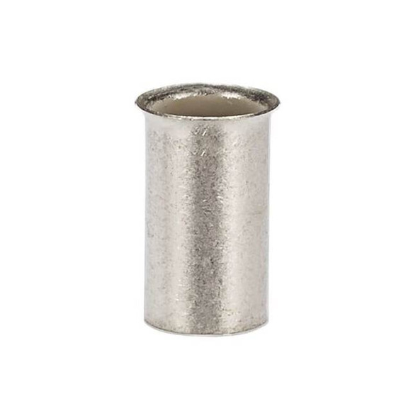 Panduit Ferrule, 6 AWG, Non-Insul, 15/32in., PK250 F84-12-TL