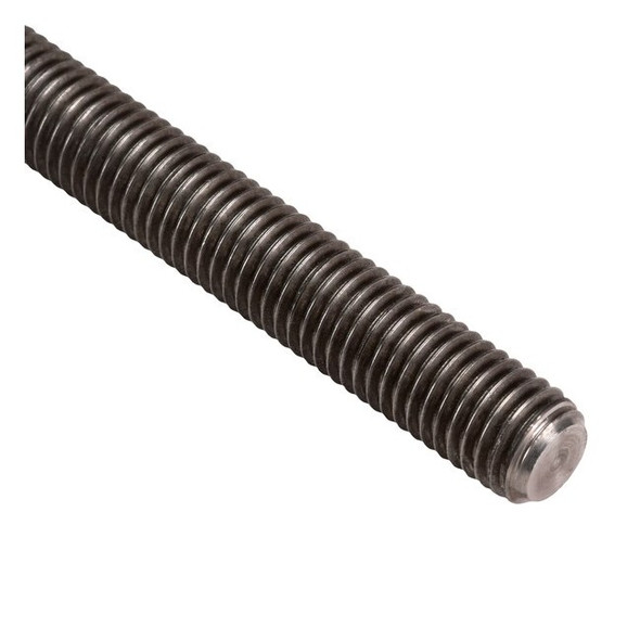 Fully Threaded Rod, 5/8"-11, 12 ft, Steel, Grade B7, Black Oxide Finish