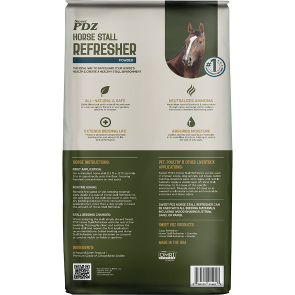 Sweet PDZ 40 Lb. Horse Stall Refresher Powder 9000-40004-0-0 765133