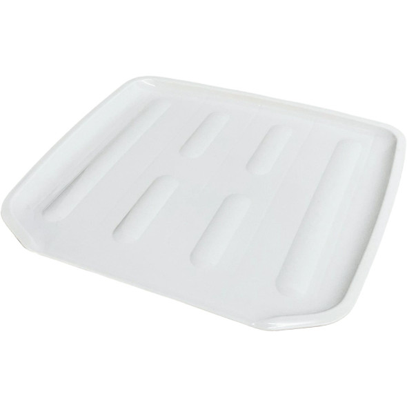 Grayline 14.6 In. W x 16.1 In. L White Drainer Tray 44446