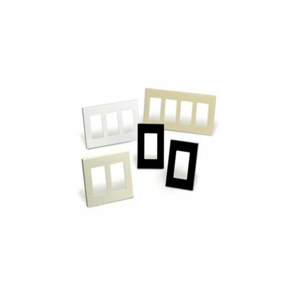 Leviton Wall Plate, Toggle, White, Nylon PJ2-W