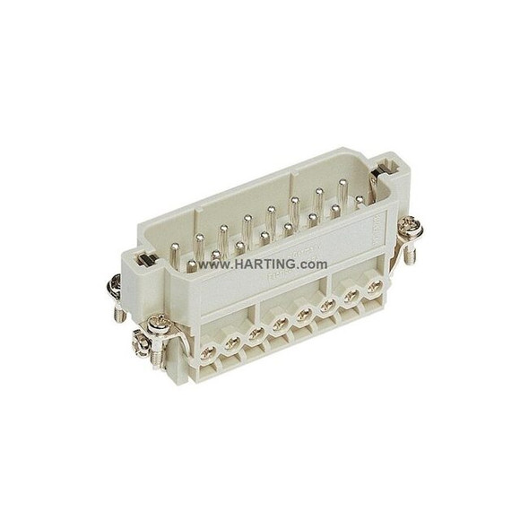 Harting Rectangular Connector Insert,16 A 09200162614