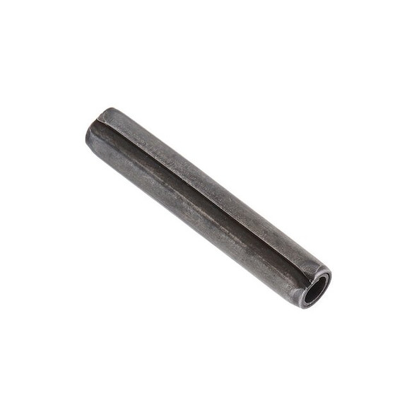 Slotted Spring Pin, 1/4 in Outside Dia, 1-1/2 in L, Steel, 5 PK