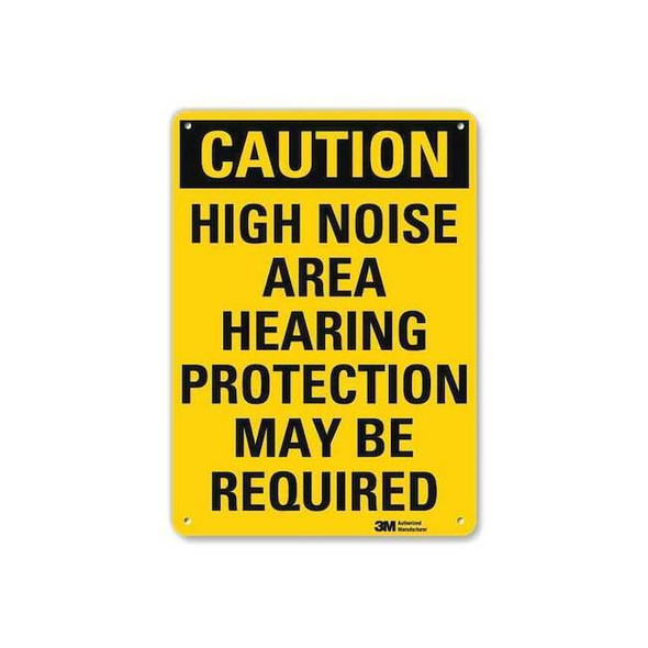 Lyle Caution Sign,7" W,10" H,0.040" Thick U4-1415-NA_7x10
