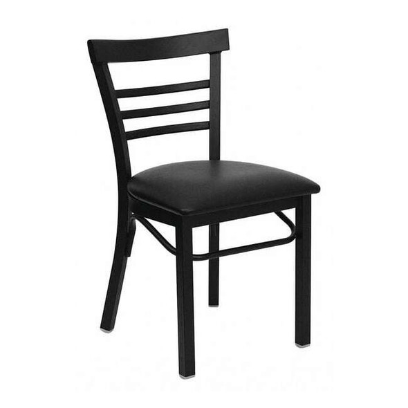 Hercules Restaurant Chair, 17 in W 19-1/2" L 31-3/4" H