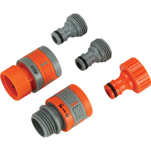 Green Thumb Poly Quick Connect Connector Set (5-Piece) GC-521  GC-522