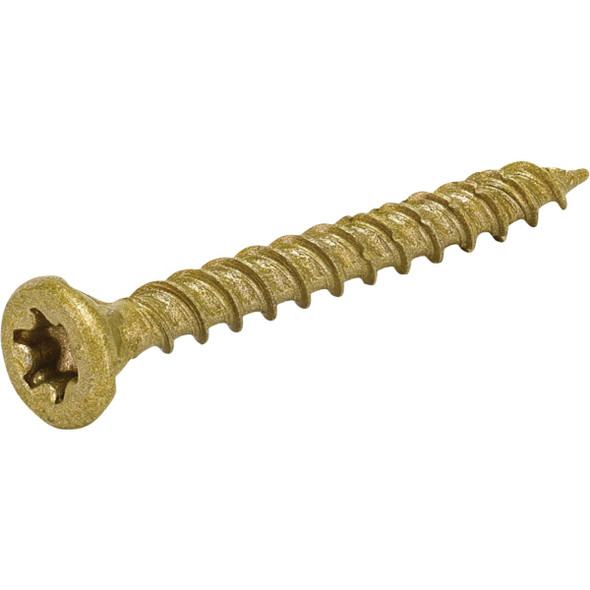 Hillman PowerPro #8 x 1-1-4 In. Premium Exterior Wood Screw (220-Count) 48594V4 240472