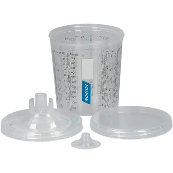 300ml 190? Vented Paint Cup Kit (50 cups, 50 vented lids, 10 plugs, 5 flat lids) 54191