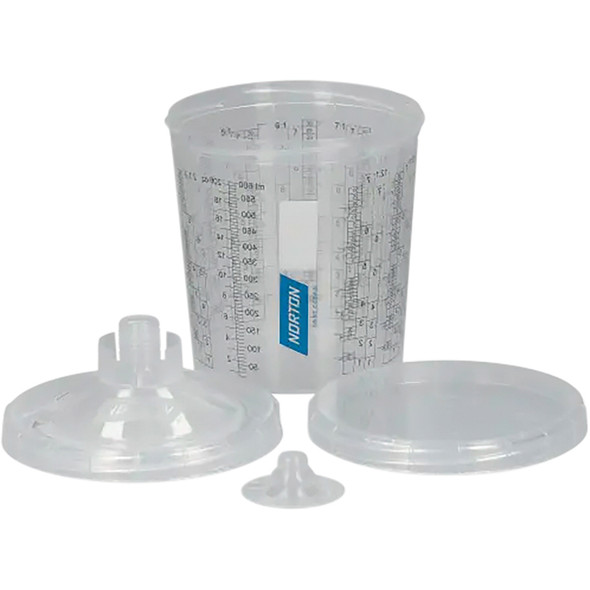 750ml 125? Vented Paint Cup Kit (50 cups, 50 vented lids, 10 plugs, 5 flat lids) 54196